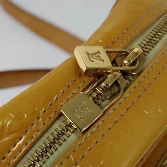 LOUIS VUITTON Monogram Vernis Wooster Bag Lime Yellow - Picture 11 of 16